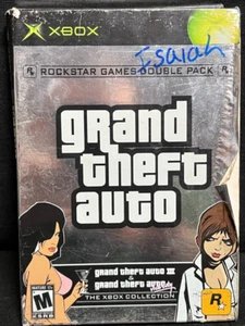 Grand Theft Auto Doppelpack (Original Xbox) Collector's III Vice City + Handbücher - Bild 1 von 8