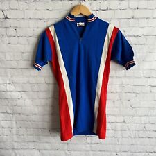 Vintage Torelli Wool Cycling Shirt Red Blue White 3
