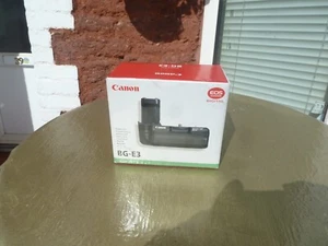 Genuine Canon BG-E3 Battery Grip Extension For Canon EOS 350D & 400D refc5 NEW - Picture 1 of 15