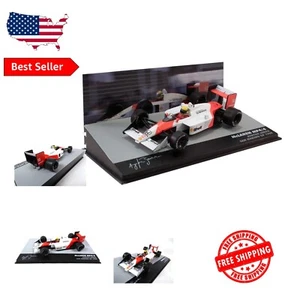 Stunning 1:43 McLaren MP4/12 Ayrton Senna Car in Plexiglass Display Case - Picture 1 of 11