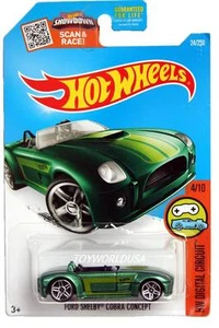 2016 Hot Wheels #24 HW Digital Circuit Ford Shelby Cobra Concept no windshield - Picture 1 of 2