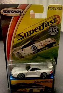 1/64 Matchbox #70 Superfast Porche 911 GT1 White - Picture 1 of 2