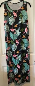 Love Yu  Dear Brand 1XL Sleeveless Colorful Maxi  Dress - Picture 1 of 4