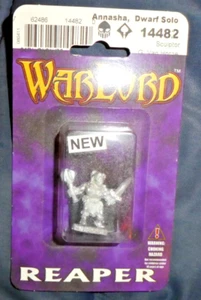 Reaper Warlord 14482 Annasha Tomebreaker Dwarf Fighter  DUNGEONS DRAGONS - Picture 1 of 1