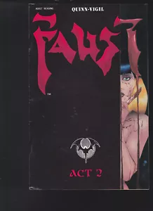 Faust Band 1 #2 "Akt 2 Liebe der Verdammten" Horror Comic Buch von NorthStar 1988 LN - Bild 1 von 4