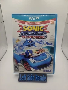 Sonic & All-Stars Racing Transformed (Nintendo Wii U, 2012) - CIB - - Picture 1 of 4