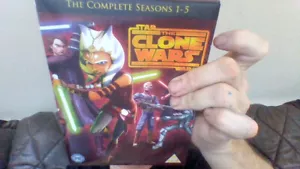 THE CLONE WARS COMPLETE SERIES 1-5 SEASON DVD BOXSET ANIMATED 108 EPISODES VGC - Picture 1 of 5