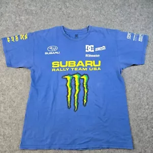 Subaru Rally Team Dave Mirra Monster Energy DC Shoes Graphic T Shirt Men’s L - Picture 1 of 8