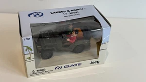Laurel & Hardy Jeep Adventure Figures In Box Larry Harmon Gate 1:32 Boxed - Picture 1 of 4