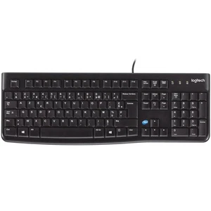 Logitech K120 Keyboard Wired USB Layout Azerty Fr French Desktop Computer - PC - Picture 1 of 5