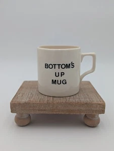 Vintage Bottoms Up Mug "What's In The Bottom" Risque 3D Novelty Mug MCM - Picture 1 of 6