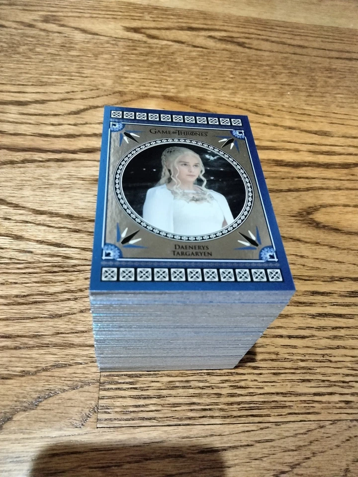 Game of Thrones Legends of the Realm base set of 99 cards (1-99) - Rittenhouse - Imagem 1 de 1