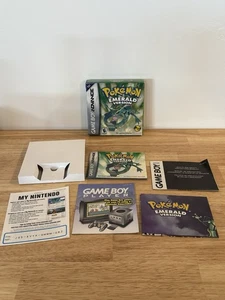 Pokemon Emerald Version - Nintendo Game Boy Advance BOX/Inserts Genuine NO GAME! - Picture 1 of 7