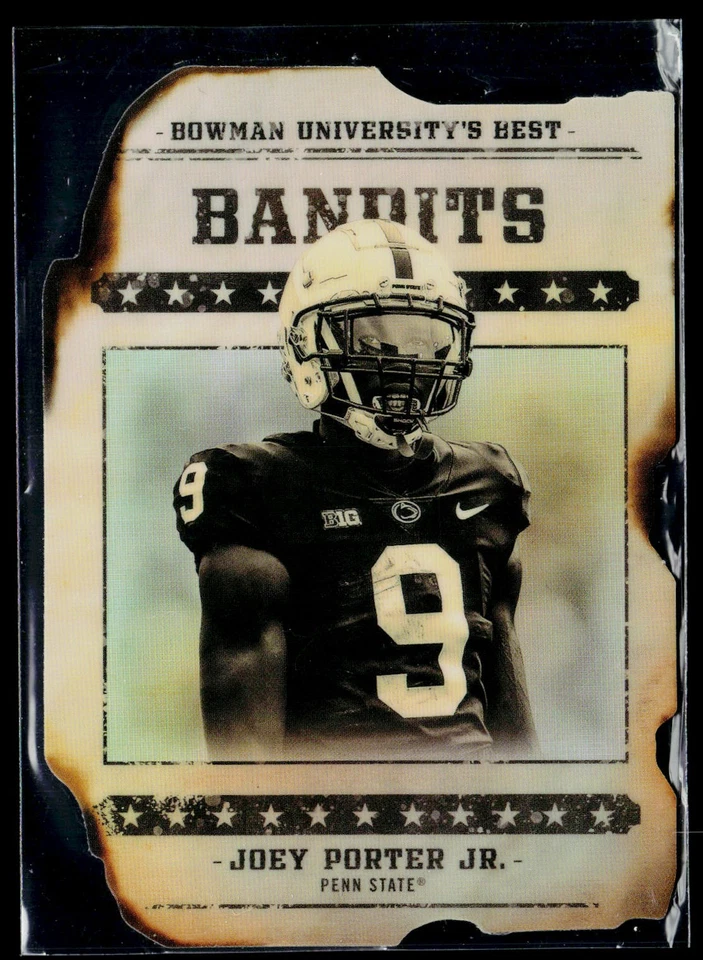 2022-23 Bowman's Best University #GB-7 Joey Porter Jr. Gunslingers & Bandits - Image 1 of 2