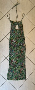 Mesh transparentes Träger Paradiesvögel Maxikleid - WeWoreWhat - Damen Medium - Bild 1 von 10