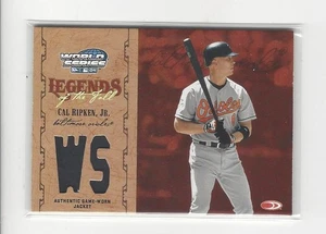2004 Donruss World Series Legends of the Fall Cal Ripken JACKET Orioles /100 - Picture 1 of 2