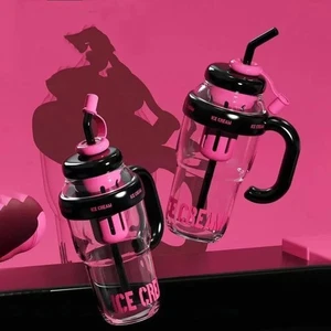 Big Belly Cup With Straw and Tea Filter - Picture 1 of 7