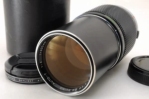 Near Mint w Case Olympus OM-SYSTEM ZUIKO AUTO-T 200mm f/4 Lens From Japan - Picture 1 of 18