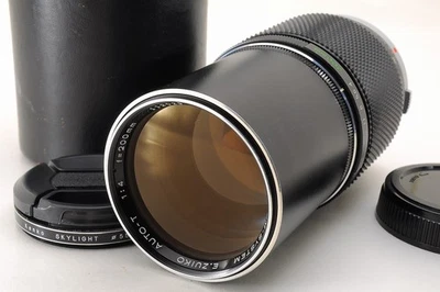 Near Mint w Case Olympus OM-SYSTEM ZUIKO AUTO-T 200mm f/4 Lens From Japan - Image 1 of 4