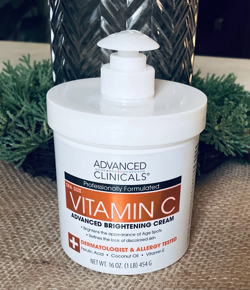 Advanced Clinicals Vitamin C Advanced Brightening Cream - 16oz (1 Lb) 454g - Image 1 of 4