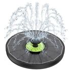 Solar Fountain 3.5W Bird Bath Fountains with Tender Green Black Glass Panel