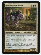 Ravnica : City of Guilds ** 4x Tolsimir Wolfblood x4 ** Mtg Magic (EX/SP)