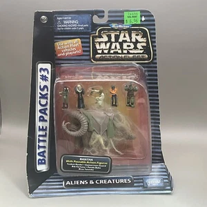 Star Wars Micro Machines Action Fleet Battle Pack #3 Bantha Tusken Raider NIP! - Picture 1 of 2