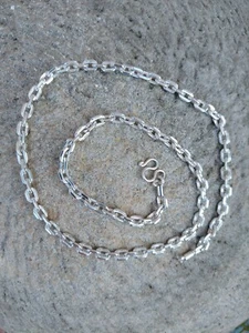Collana catena antica etnica argento sterling 925 massiccio originale da uomo regalo BD - Foto 1 di 12