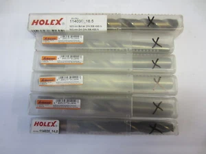 5 x Holex Garant Metallbohrer HSS Maschinenbohrer Hartmetall Vollbohrer Bohrer - Bild 1 von 3