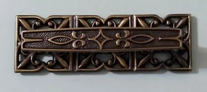 National Lock 1971 Fleur de Lis Bar Schublade Zug & Backplate 3" Halterungen 4,5" L - Bild 1 von 11