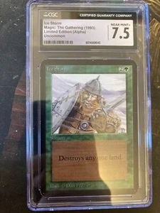 *** ALPHA Ice Storm *** NM-Mint CGC 7.5! - DUTY FREE - MtG Magic - Foto 1 di 2