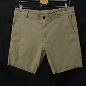 Lululemon Commission Shorts Größe 36 gemessen 33 Herren 8,5" vorne flach beige Golf - Bild 1 von 10