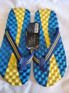 MENS Trulfit V-stap Sandals Size M 8 Color Blue And Yellow.V-stap Reflex... - Picture 1 of 7