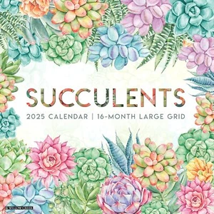 SUCCULENTS - 2025 CALENDAR - BRAND NEW - 46616 - Picture 1 of 2