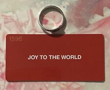 Zox Joy To The World Adjustable Ring With Card. Christmas Advent Calendar Day 11