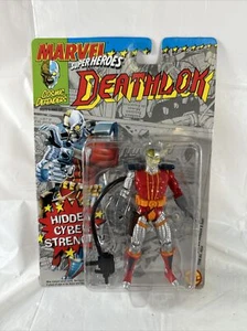 Marvel Super Heroes Cosmic Defenders (DeathLok) Action Figure Sealed New ¥ - Picture 1 of 2