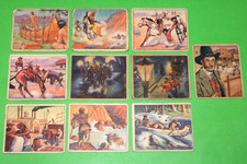 1949 BOWMAN WILD WEST SERIES 10 CARD LOT LOUISIANA CHIEF JOSEPH ANDY CLYDE