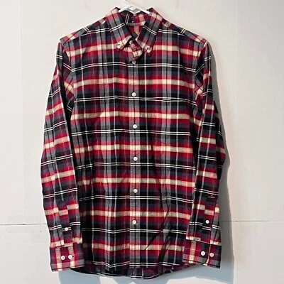 Camisa Merona Para Hombres Talla S Multicolor A Cuadros Ajuste A Medida Oxford Suave Guinga Foto 1 de 4