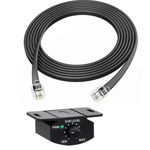 Bass Control Knob Remote Amplifier Bass Controller Car Audio Adjustable with 6-P - Picture 1 of 6