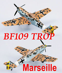 Modèle facile 1/72 Allemagne BF109E TROP 1/JG27 Marseille #37279