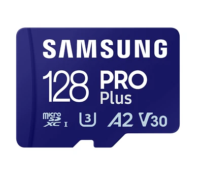 SAMSUNG PRO Plus microSD Card UHS-I U3, Full HD & 4K UHD, MB-MD128SA/EU - Bild 1 von 4