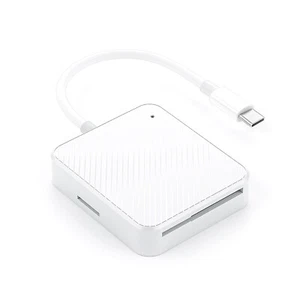 4 in 1 Type-C USB-C Smart Media M2 SD SM XD Memory Card Reader Adapter 4-Slot - Picture 1 of 12