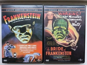 Frankenstein + Bride of Frankenstein (2x DVD) bundle, US import (Region 1) *Read - Picture 1 of 5
