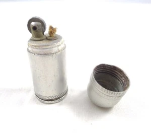 RARO ANTICO ACCENDINO MILITARE? WW1 WW2 ? TRENCH LIGHTER INIZIALI GP ALLUMINIO - Foto 1 di 5