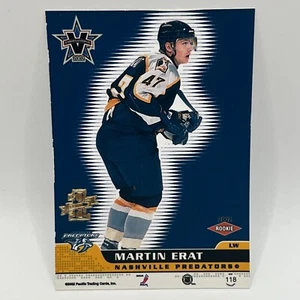 2001-02 Pacific Vanguard One of Ones Martin Erat RC #118 #1 1 - Picture 1 of 2