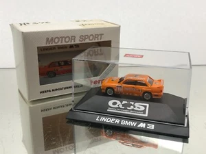 HERPA 035491 BMW E30 M3 LINDER JAGERMEISTER #19 HAHNE -1:87 H0- GOOD IB - 312 - Imagen 1 de 6