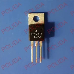 Transistor RF/VHF/UHF 10 PIEZAS MITSUBISHI RD15HVF1 RD15HVF1-101 100 % genuino y nuevo - Imagen 1 de 2