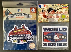 2006 World Series + 2006 World Series Champions Official MLB Jersey Patch Combo - Picture 1 of 3