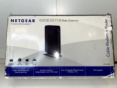 Netgear CG3000BD Wireless Cable Data Gateway Dual-Band AC1900 DOCSIS 3.0 256MB - Image 1 of 4