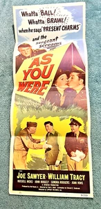 As You Were original 1951 14 x 36 Movie Poster - Picture 1 of 6